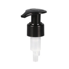 Supply 24mm28mm black glossy lotion pump external spring left and right switch pump cosmetic packaging