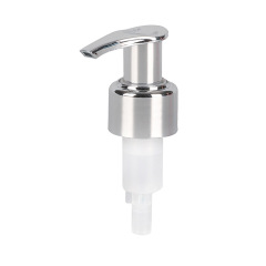 Supply UV plating left and right switch pump external spring lotion pump cosmetic spray head 28/410 24/410