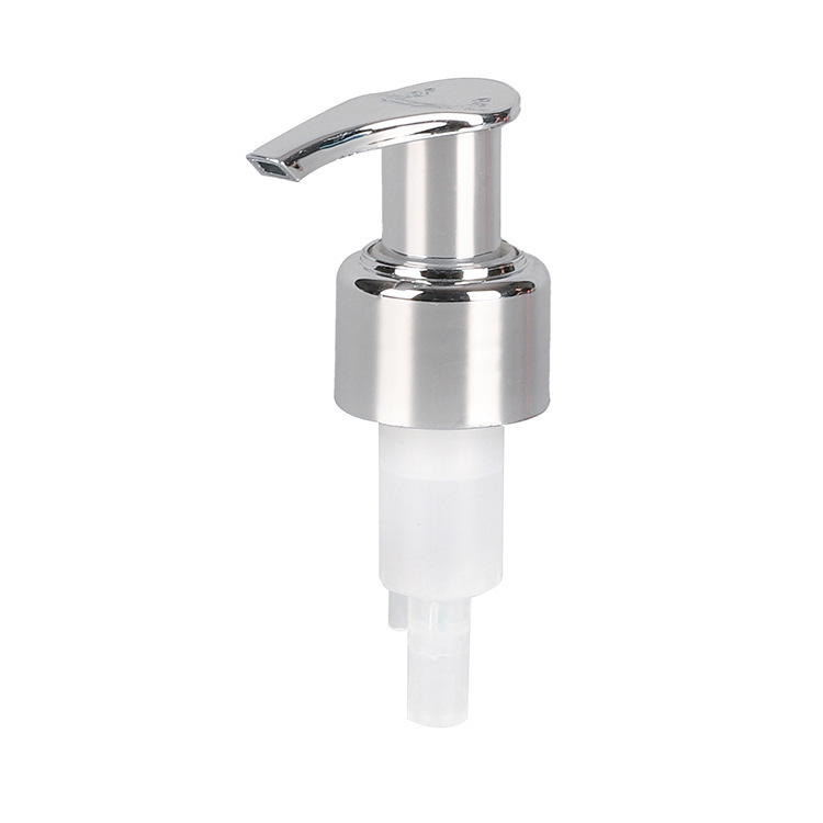 Supply UV plating left and right switch pump external spring lotion pump cosmetic spray head 28/410 24/410