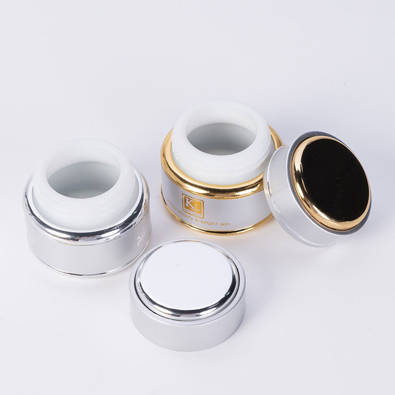 Electrochemical aluminum cream bottle rounded cream bottle 15g20g cream bottle lady cream anti-acne cosmetics packaging bottle