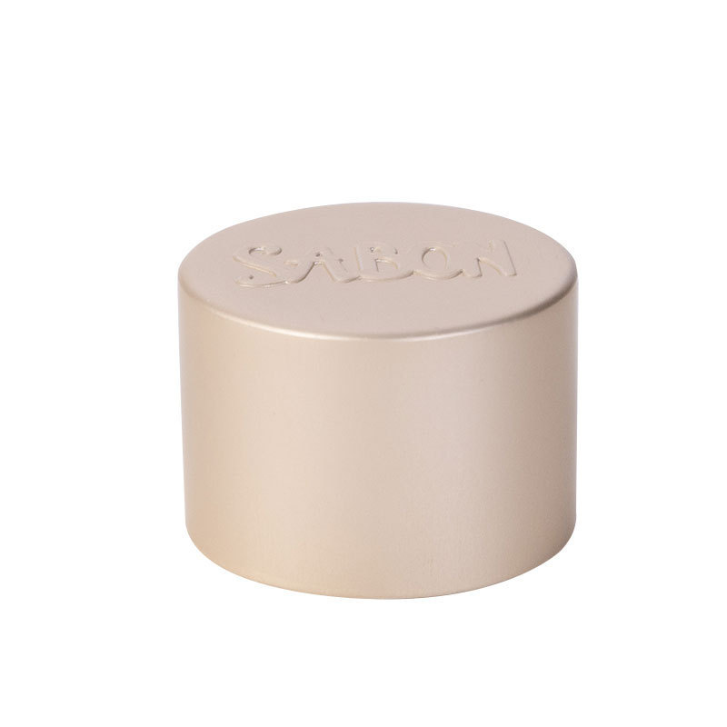 28 anodized aluminum screw cap bottle cap with middle hole ring cap essential oil bottle cap wholesale can print logo factory direct supply environmental protection