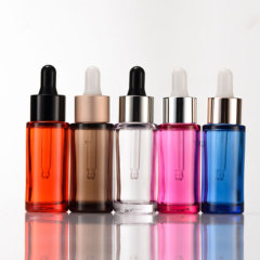 20mlPETG thick bottom thick wall essential oil dropper bottle plastic press spray lotion bottle cosmetic travel sub-bottle