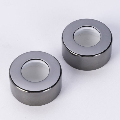 Aluminum cap manufacturer 22 tooth gray aromatherapy cap gray aluminum plastic cap aromatherapy essential oil bottle cap
