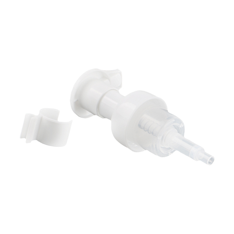 Plastic push pump head screw tooth facial cleanser pump thick liquid hand soap shower gel pump head external pump head