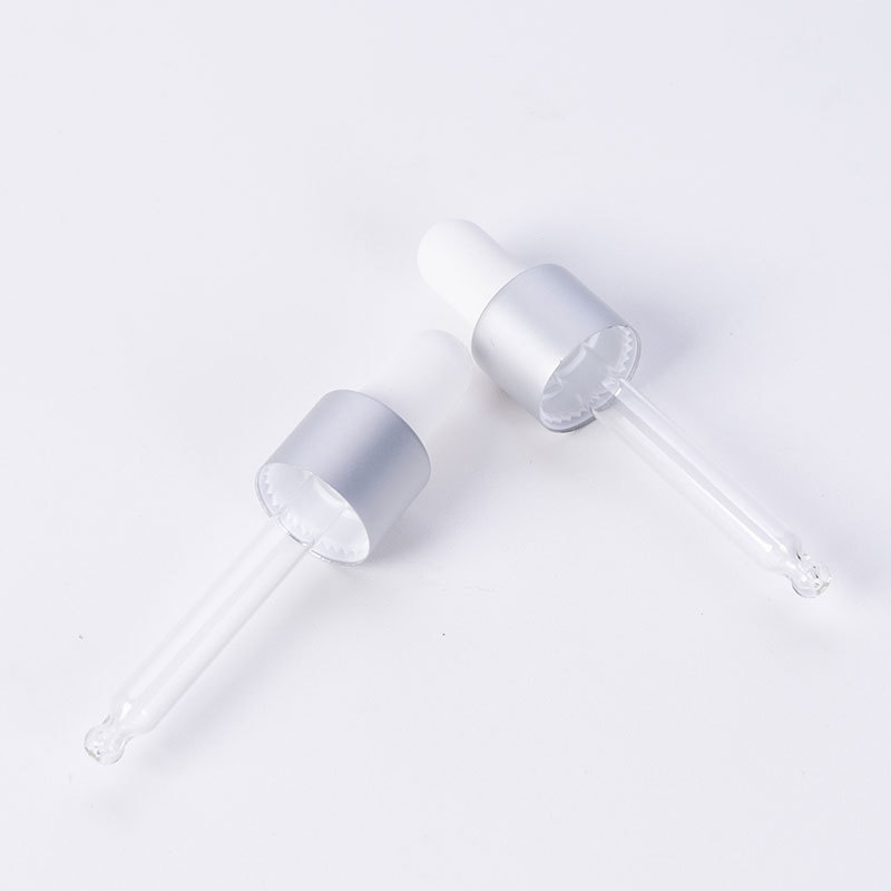 16-gauge dropper, glass essential oil dropper, electrochemical aluminum dropper, manufacturer wholesale, can print logo exquisite