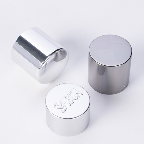 Factory direct electrified aluminum cap 24 thread essential oil bottle cap cosmetic lotion sub-bottle roller bottle aluminum cap