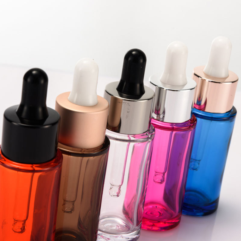20mlPETG thick bottom thick wall essential oil dropper bottle plastic press spray lotion bottle cosmetic travel sub-bottle