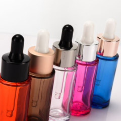 20mlPETG thick bottom thick wall essential oil dropper bottle plastic press spray lotion bottle cosmetic travel sub-bottle