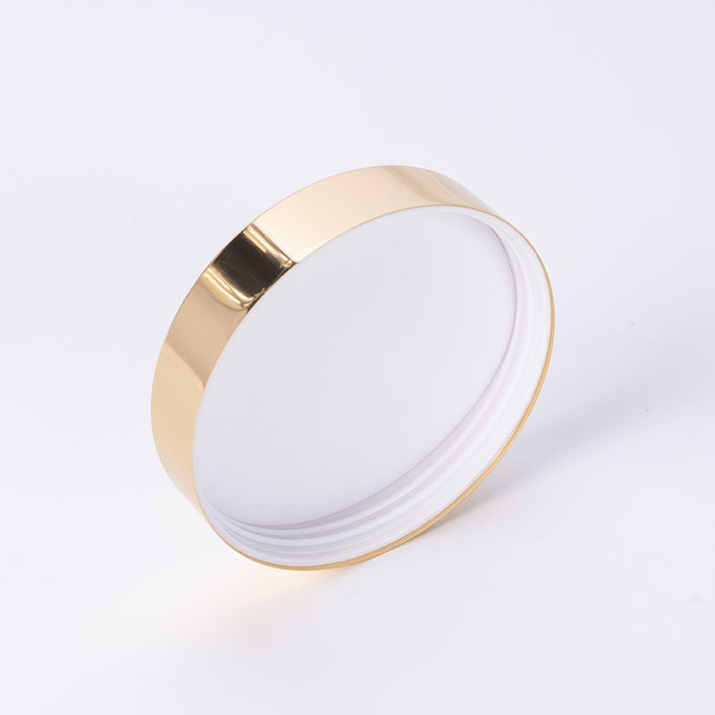 Manufacturers supply 83 tooth PP wide mouth screw cap plastic cap facial mask cream cosmetics spiral sealing cap daily chemical bottle cap