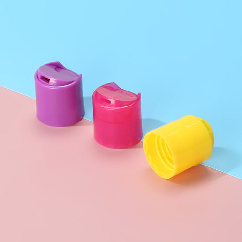 24-tooth colored plastic swing cover, cosmetic packaging shower gel cover, multi-specification conditioner press swing cover