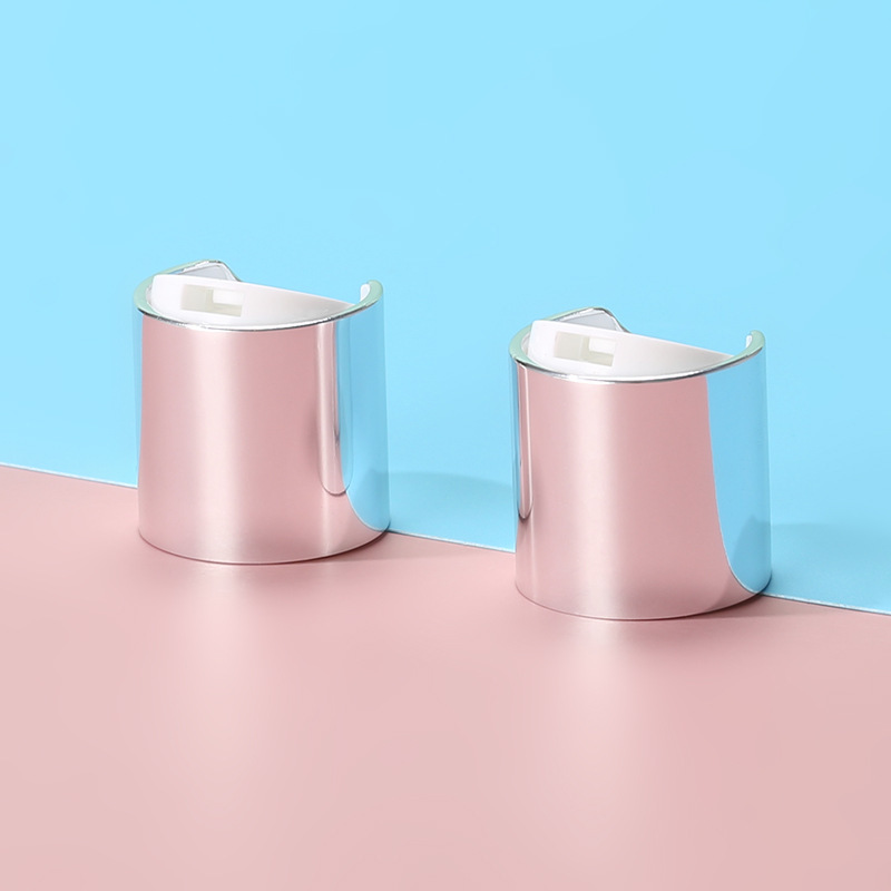 Source manufacturers with various specifications of anodized aluminum Qianqiu caps, daily necessities shower gel bottle caps, silver electroplated lotion caps
