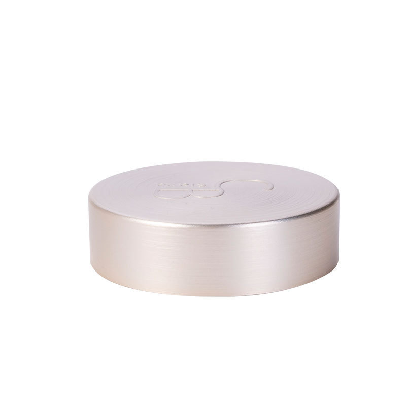 Factory direct supply plated cap wide mouth cap sealed bottle cap gold and silver cap color cap brushed sand rolling cap