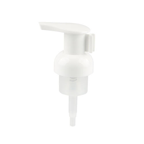 Manufacturers wholesale 40 teeth white thread pump conditioner shampoo lace pump head pp plastic lotion pump