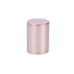 Factory direct supply 13 teeth with 3ml glass roller bottle anodized aluminum cover cosmetic packaging bottle cap can print logo