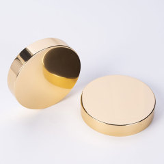 Manufacturers supply 83 tooth PP wide mouth screw cap plastic cap facial mask cream cosmetics spiral sealing cap daily chemical bottle cap