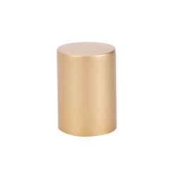 16 teeth with 10ml glass roller bottle anodized aluminum cover cosmetic packaging bottle cap can print logo