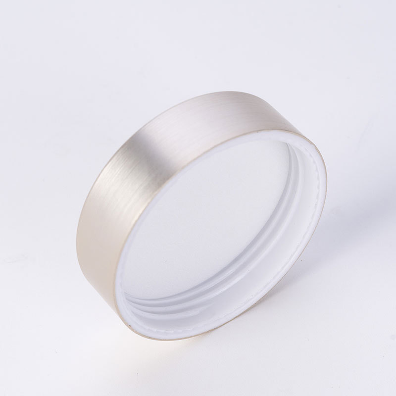 Factory direct supply plated cap wide mouth cap sealed bottle cap gold and silver cap color cap brushed sand rolling cap