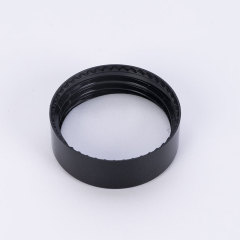 33-tooth caliber press-screw plastic bottle cap universal screw cap black cosmetic bottle plastic cap