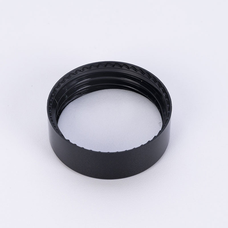 33-tooth caliber press-screw plastic bottle cap universal screw cap black cosmetic bottle plastic cap
