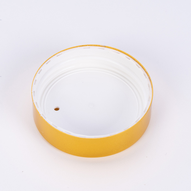 45 Tooth health care product bottle cap gold wide mouth bottle alumina cover cosmetic glass cream bottle electrochemical aluminum cover