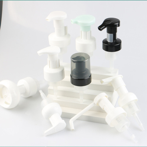Wholesale plastic foam pump 40 teeth pp packaging pump head cosmetic shampoo press pump hand sanitizer lotion pump