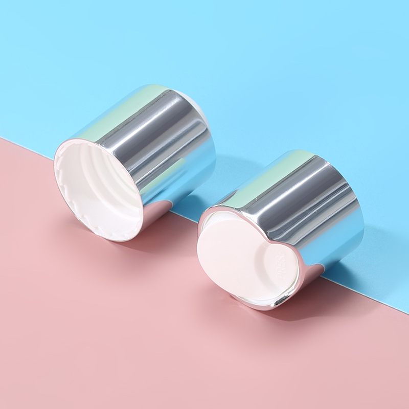 Source manufacturers with various specifications of anodized aluminum Qianqiu caps, daily necessities shower gel bottle caps, silver electroplated lotion caps