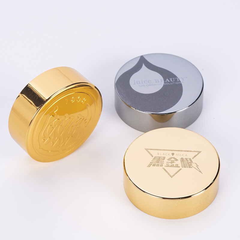 38-tooth anodized aluminum cap, health care product bottle cap, cream glass bottle anodized aluminum-plastic combination cap manufacturer spot