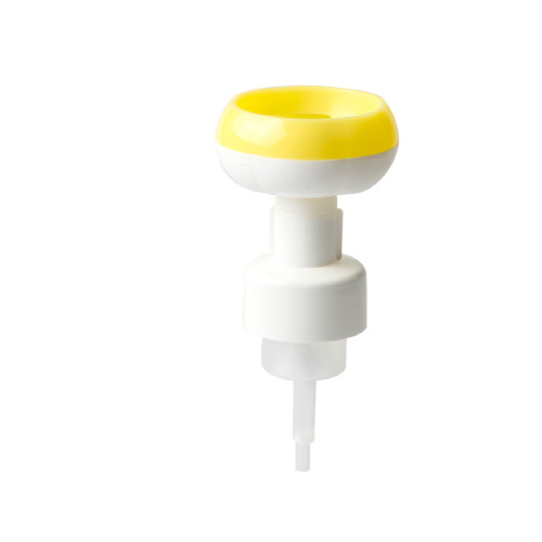 Press-type flower foam pump facial cleanser hand soap cleansing mousse petal-shaped foaming plastic pump head manufacturer