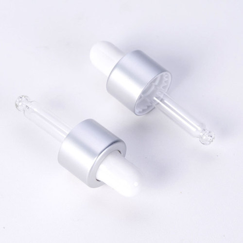 13/410 anodized aluminum dropper daily beautification rubber head dropper 13 tooth essential oil anodized aluminum dropper