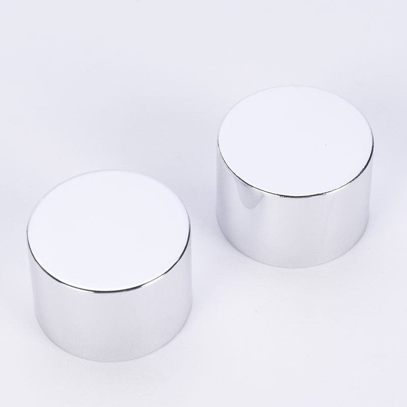Factory direct supply hose cover cosmetic bottle cap aluminum + pp plastic material can print logo