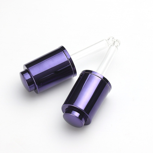 Supply 20-tooth UV press dropper cosmetic essence dispensing dropper rotatable press glass dropper wholesale