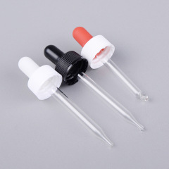 Plastic dropper cosmetic essence glass dropper pp rubber head essential oil dropper