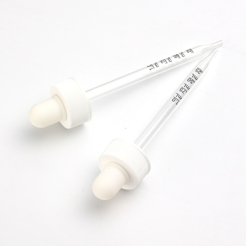 Supply 24 teeth/400 silicone dropper easy to press with scale silicone head glass dropper manufacturer processing and production