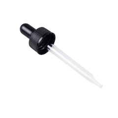 Plastic dropper cosmetic essence glass dropper pp rubber head essential oil dropper