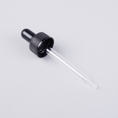 Plastic dropper cosmetic essence glass dropper pp rubber head essential oil dropper