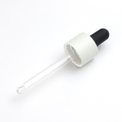Manufacturers supply 20-tooth spray paint silicone dropper essential oil bottle essence liquid sub-bottle rubber head glass dropper wholesale