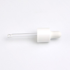 Supply 13B smooth nitrile dropper plastic center ring variety of white transparent glass dropper manufacturers wholesale