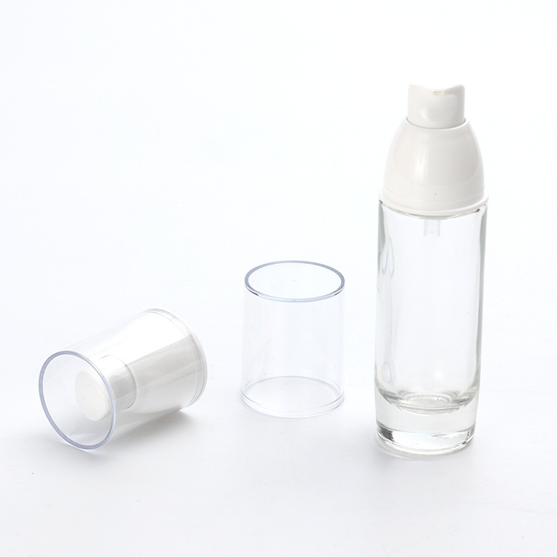 Supply 18/415 double-layer tower-shaped powder pump nozzle AS transparent cover push-type cosmetic nozzle manufacturer wholesale