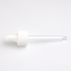 Supply 28-tooth silicone dropper transparent glass dropper essential oil plastic bottle packaging silicone dropper manufacturer wholesale