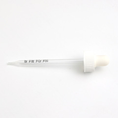 Supply 24 teeth/400 silicone dropper easy to press with scale silicone head glass dropper manufacturer processing and production
