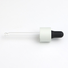 Manufacturers supply 20-tooth spray paint silicone dropper essential oil bottle essence liquid sub-bottle rubber head glass dropper wholesale