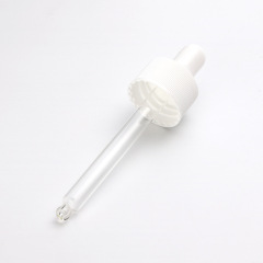 Supply 28-tooth silicone dropper transparent glass dropper essential oil plastic bottle packaging silicone dropper manufacturer wholesale
