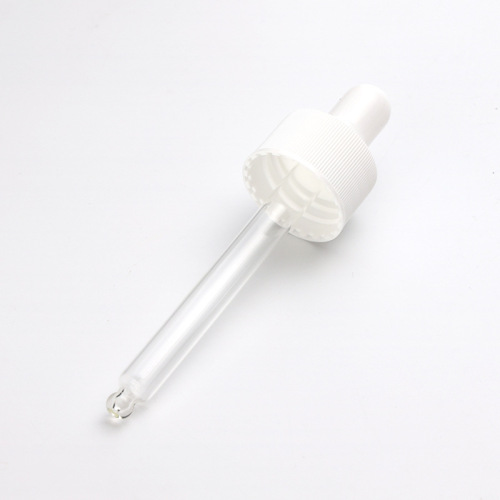 Supply 28-tooth silicone dropper transparent glass dropper essential oil plastic bottle packaging silicone dropper manufacturer wholesale