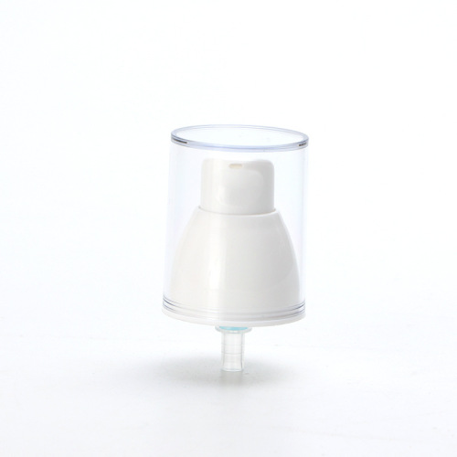 Supply 18/415 double-layer tower-shaped powder pump nozzle AS transparent cover push-type cosmetic nozzle manufacturer wholesale