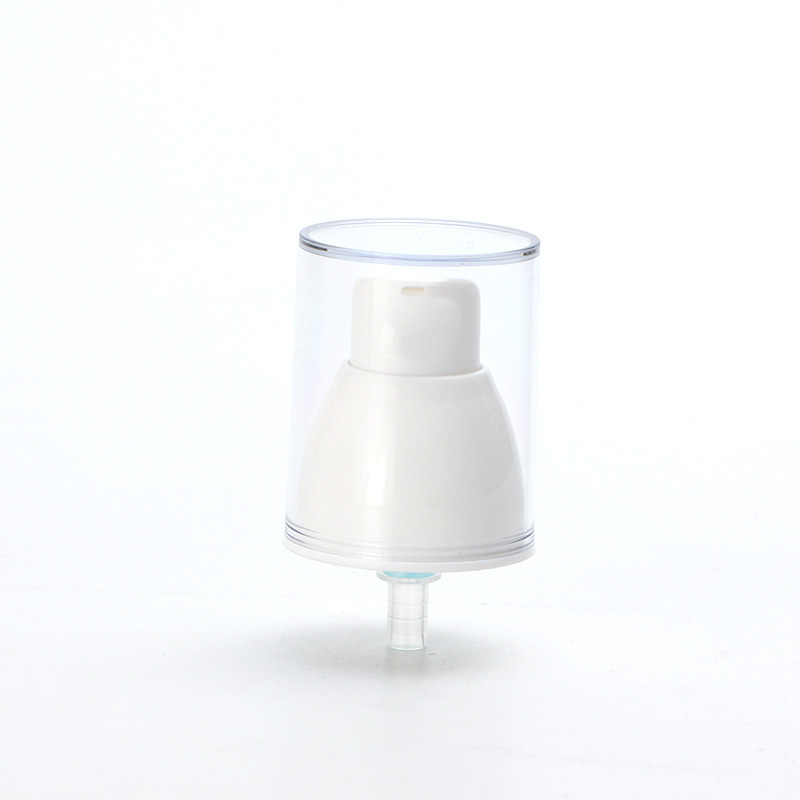 Supply 18/415 double-layer tower-shaped powder pump nozzle AS transparent cover push-type cosmetic nozzle manufacturer wholesale
