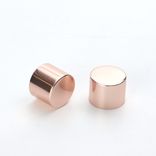 Supply 18-tooth anodized aluminum screw cap essential oil bottle cosmetic anodized aluminum bottle cap smooth aluminum cap factory wholesale