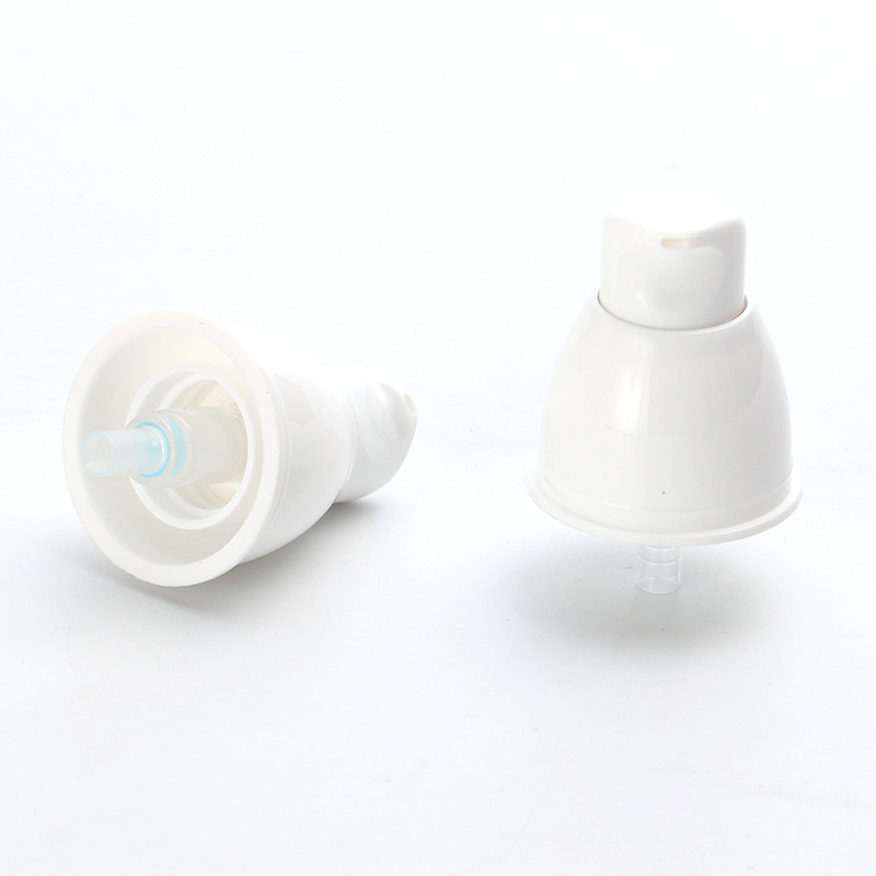 Supply 18/415 double-layer tower-shaped powder pump nozzle AS transparent cover push-type cosmetic nozzle manufacturer wholesale