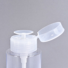 PET makeup remover push-type nail polish remover bottle makeup remover oil toner cosmetics empty bottle packaging material large capacity