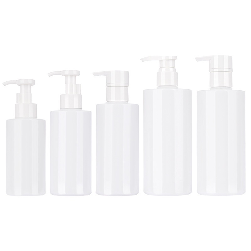 PET round shoulder hand soap shampoo shower gel lotion body lotion bottle large capacity canned empty bottle