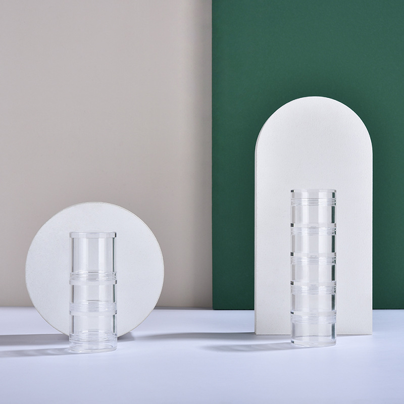 Acrylic combination cream jar multi-layer assembly cream bottle cosmetics travel Japanese MJ sub-bottle storage bottle